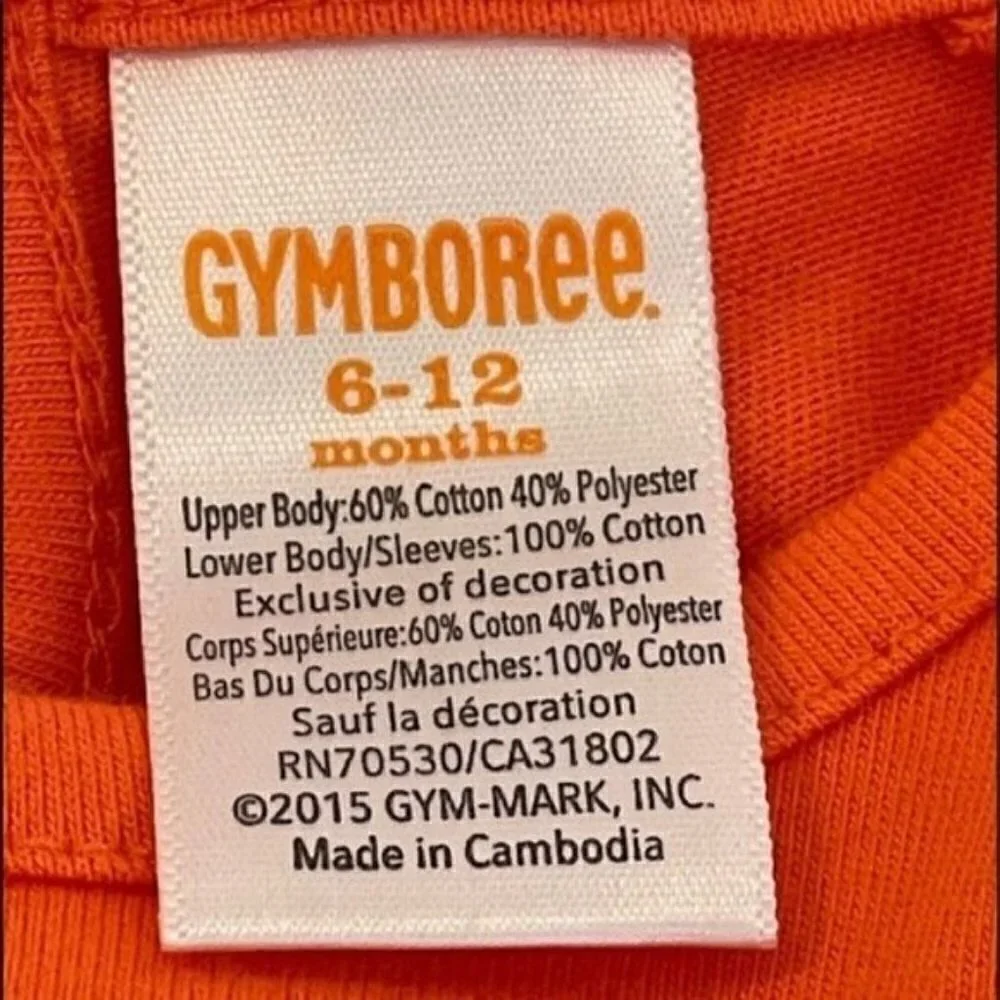 GYMBOREE tangerine Dress cap sleeve key hole back matching underwear 6-12 months